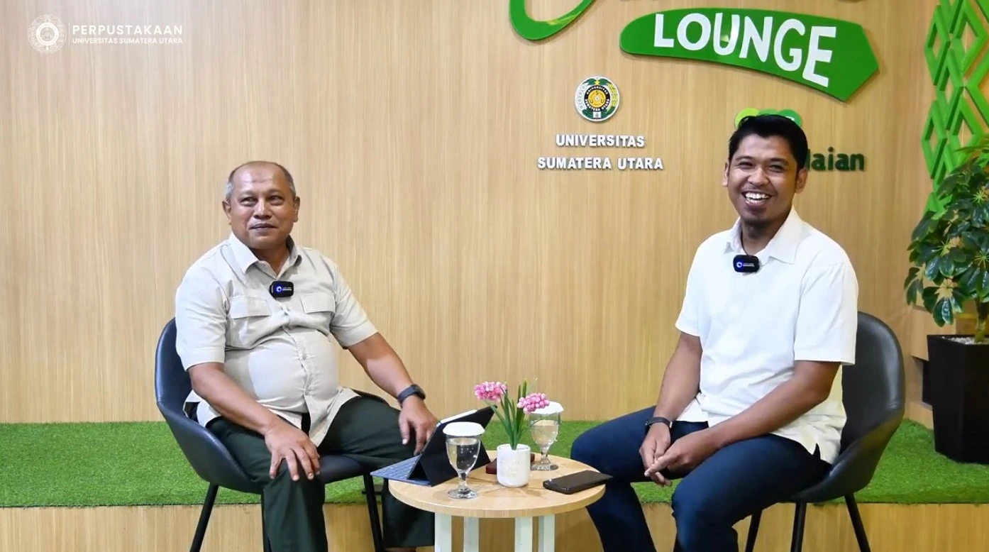 Podcast Perdana Perpustakaan USU: Transformasi Smart Academic Library 2026–2031 Bersama Prof. Dr. Syahril Efendi, S.Si., M.I.T.